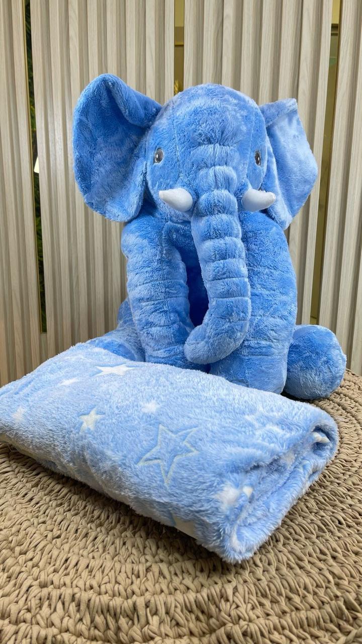 Miniatura 4 de ELEFANTE 60CMPELUCHE CON COBIJA LUMINOSA